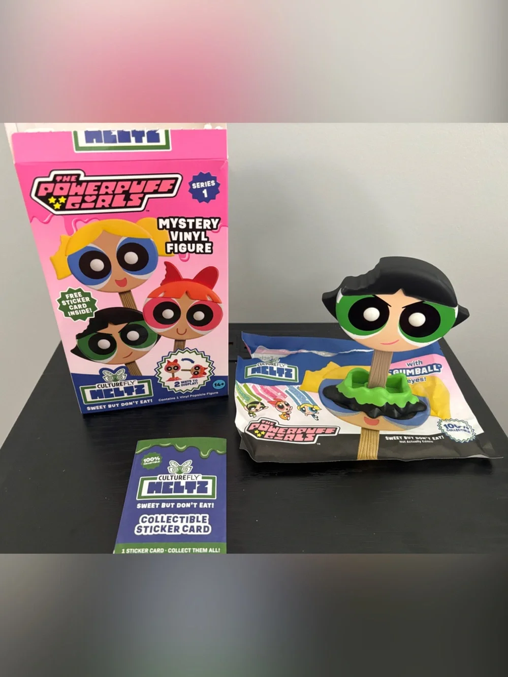 The Powerpuff Girls Buttercup Mystery Vinyl Figure - Green & Black
